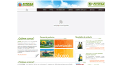 Desktop Screenshot of fitosa.com